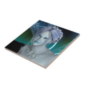 Fantasy Sneeuwfee Tegeltje (Zijkant)