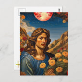 *~* Fantasy Soldeir van God AP50 Universum Aarde Briefkaart (Voorkant / Achterkant)