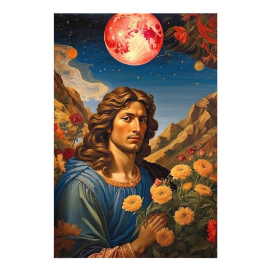 *~* Fantasy Soldeir van God AP50 Universum Aarde Foto Afdruk (Voorkant)