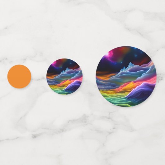 Fantasy Space Escape Confetti (Voorkanten)