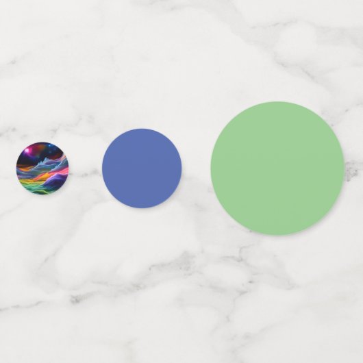 Fantasy Space Escape Confetti (Achterkanten)