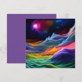 Fantasy Space Escape Kaart (Voorkant / Achterkant)