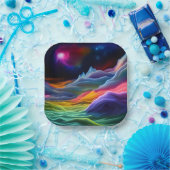 Fantasy Space Escape Papieren Bordje (Feest)