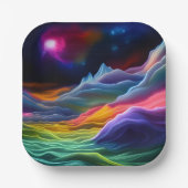 Fantasy Space Escape Papieren Bordje (Voorkant)