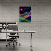 Fantasy Space Escape Perfect Poster