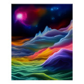 Fantasy Space Escape Perfect Poster (Voorkant)