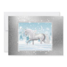 Fantasy Sparkly Winter Unicorn Pegasus