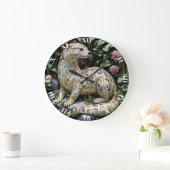 Fantasy Speelse Otter Beeldje Grote Klok (Huis)