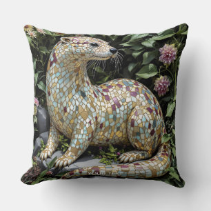 Fantasy Speelse Otter Beeldje Kussen