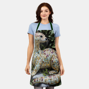 Fantasy Speelse Otter Beeldje Schort