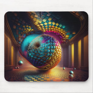 Fantasy Sphere in Checkerboard Hall Muismat