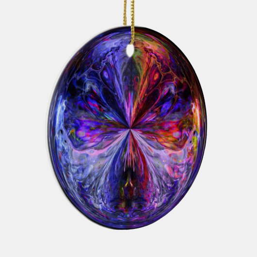 Fantasy Sphere Keramisch Ornament (Rechts)