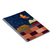 Fantasy Spiral Notitieboek - Fairy, Boek & Kat (Rechterzijde)