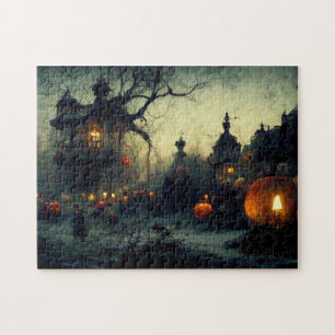 Fantasy Spooky Halloween Night Legpuzzel