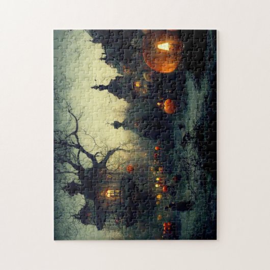  Fantasy Spooky Halloween Night Legpuzzel (Verticaal)