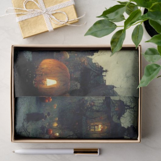  Fantasy Spooky Halloween Night Tissuepapier (Geschenk)