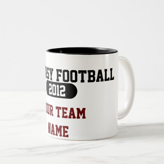 Fantasy Sports - Uw teamnaam - Mok (Voorkant rechts)