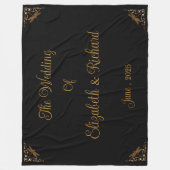 Fantasy sprookje bruiloft fleece deken (Voorkant)