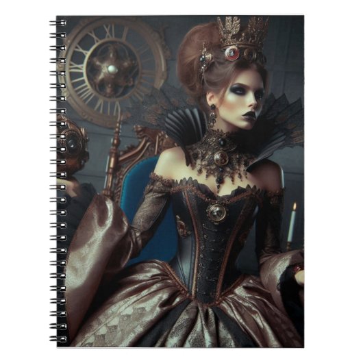 Fantasy Sprookje Elegant Evil Queen Notitieboek (Voorkant)