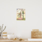 Fantasy-sprookje en drakenkunst van Molly Harrison Poster (Keuken)