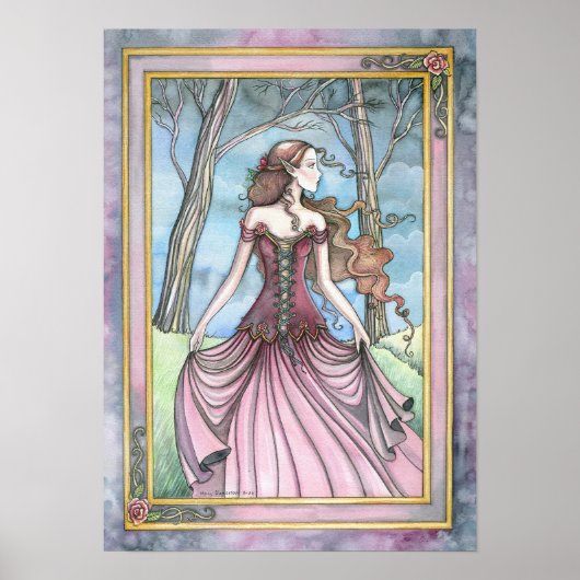 Fantasy Sprookje Kunstprint Poster (Voorkant)