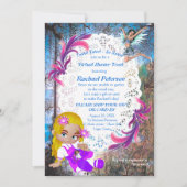 Fantasy-sprookjesverhalen in de bossen en wouden bedankkaart (Voorkant)