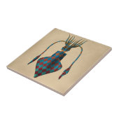 Fantasy Squid Tegeltje (Zijkant)