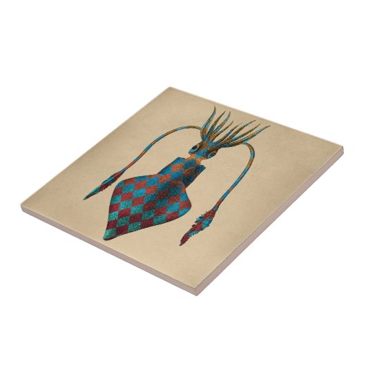  Fantasy Squid Tegeltje (Zijkant)