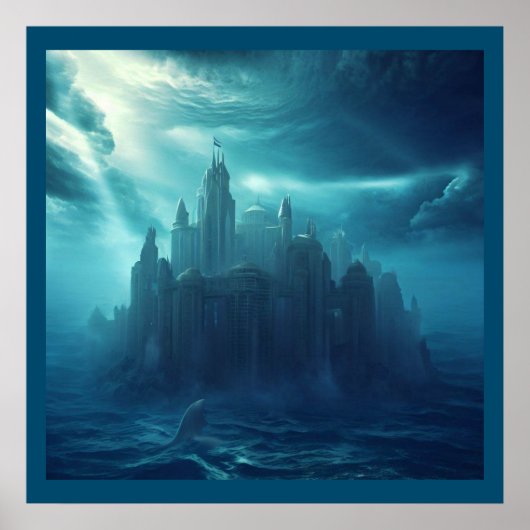 Fantasy Stad van Atlantis (2) Poster (Voorkant)