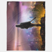 FANTASY STADSLICHTEN FLEECE DEKEN (Voorkant)