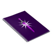 Fantasy Starburst Warrior kinderen Spiraal Noteboo Notitieboek (Rechterzijde)