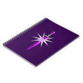 Fantasy Starburst Warrior kinderen Spiraal Noteboo Notitieboek (Linkerzijde)