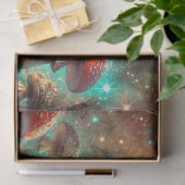 Fantasy Steampunk Alice Op Paddenstoel Decoupage Tissuepapier (Geschenk)