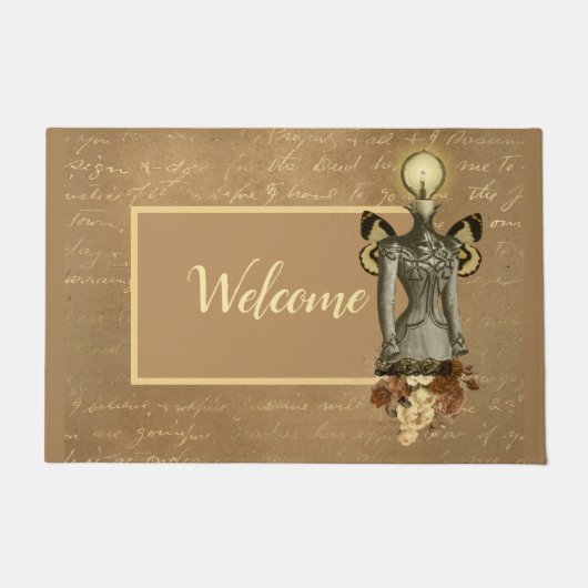 Fantasy Steampunk Bust Deurmat (Voorkant)