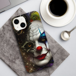 Fantasy Steampunk Evil Clown iPhone 14 Hoesje