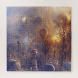 Fantasy Steampunk  Hot Air-ballonnen Legpuzzel