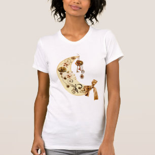 Fantasy Steampunk Moon T-shirt