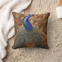 Fantasy Steampunk Peacock Blue in Waterverf