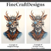 Fantasy Steampunk Rendier Kerstmis D9 Decoupage Tissuepapier