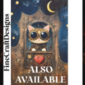 Fantasy Steampunk Tabby Katje AR2 Decoupage Tissuepapier