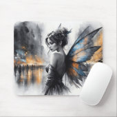 Fantasy stedelijke fee elegante schoonheid dromeri muismat (Met muis)
