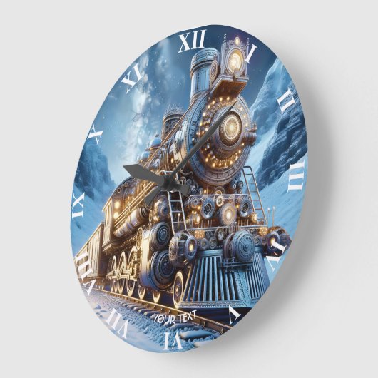 Fantasy Stoomtrein Winter Grote Klok (Hoek)