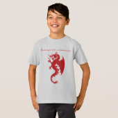 Fantasy Stroke Dragon kunst merchandise T-shirt (Voorkant volledig)
