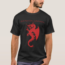 Fantasy Stroke Dragon kunst merchandise T-shirt