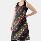 Fantasy Style Ugly Sweater Pattern Apron Schort (Insitu)