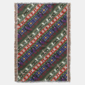 Fantasy Style Ugly Sweater Pattern Deken (Voorkant Verticaal)