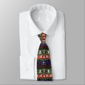 Fantasy Style Ugly Sweater Pattern-Stropdas Stropdas (Gebonden)