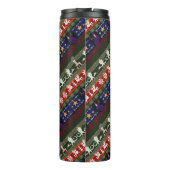 Fantasy Style Ugly Sweater Pattern Thermosbeker (Achterkant)