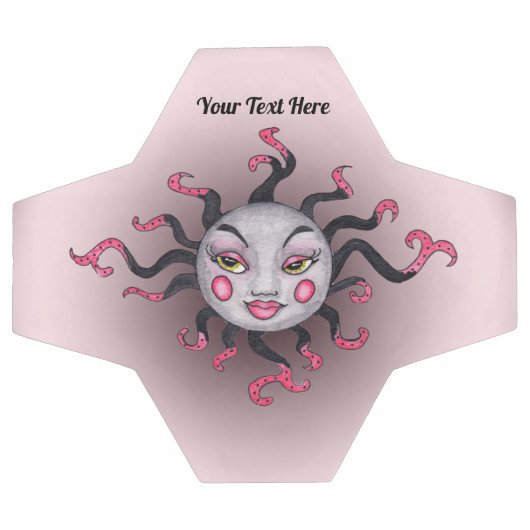 Fantasy Sun  Face Pink Grey Voetbal (Enkel)