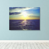 Fantasy Sunset 1 op Canvas Afdruk (Insitu (Houten vloer))